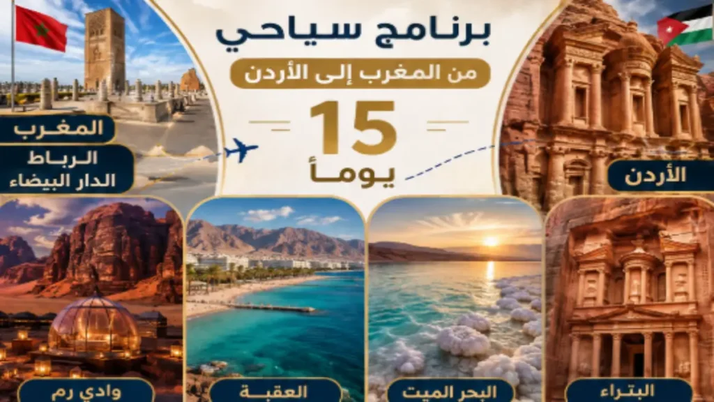 برنامج سياحي في الاردن مع العمرة للمغاربة